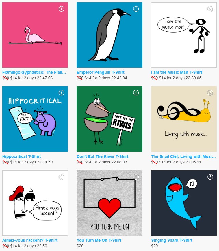 HannahSterry's tweet photo. .@SterryCartoons t-shirts are only $14 on @TeePublic for the next 2 days!  https://t.co/pKQZ2qNu05 # https://t.co/btKRvYy2BZ