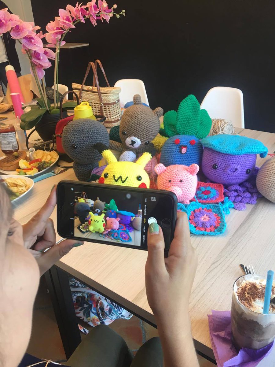 espaciolibreAP's tweet photo. Un poco de lo que realizaron las chicas de la primera generación del #CursoDeCrochet <3. :D #amigurumis #PalomitaCrochet https://t.co/M18D5yX8q7
