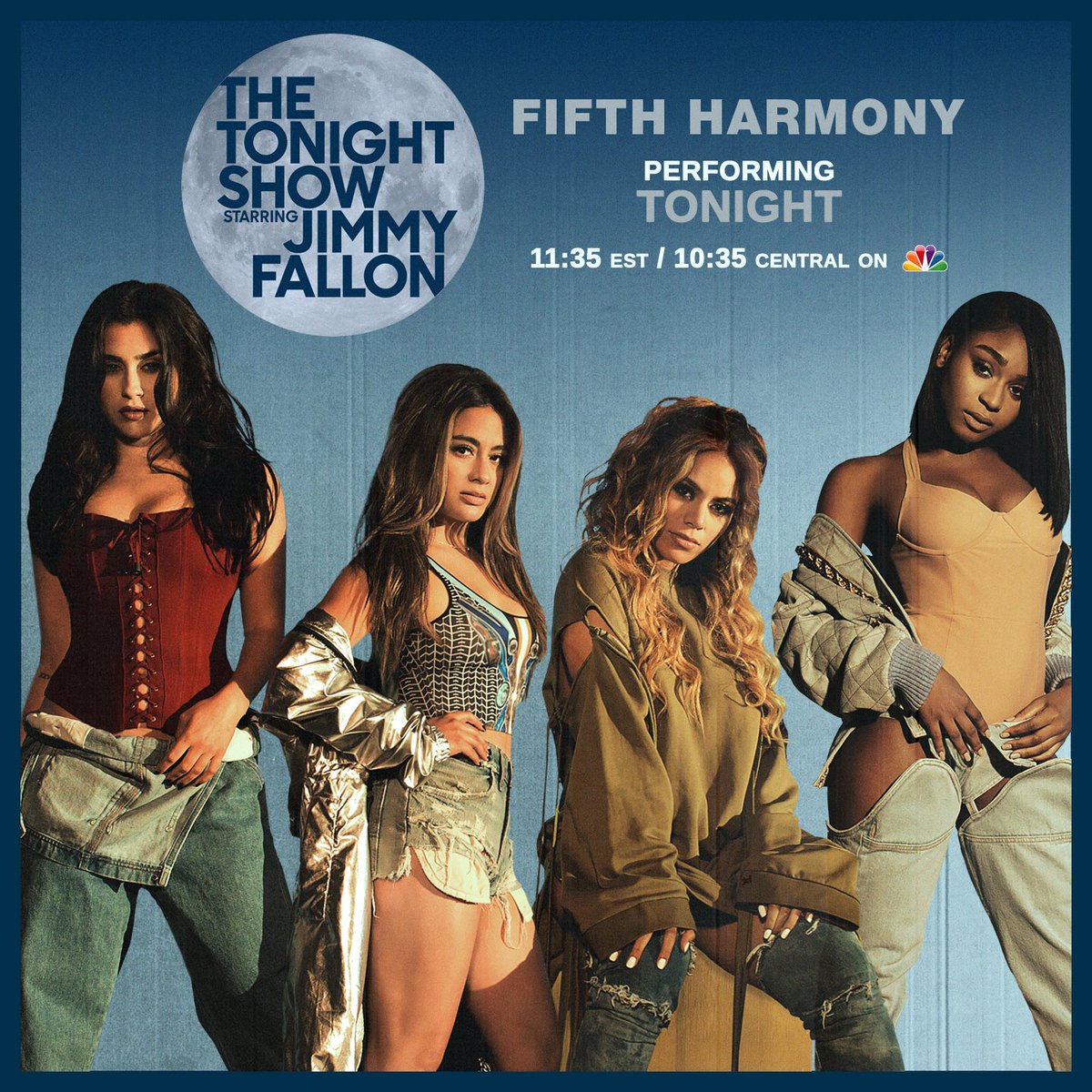 Normani's tweet photo. #5HonFallon on @FallonTonight https://t.co/N0b4HG7bTk