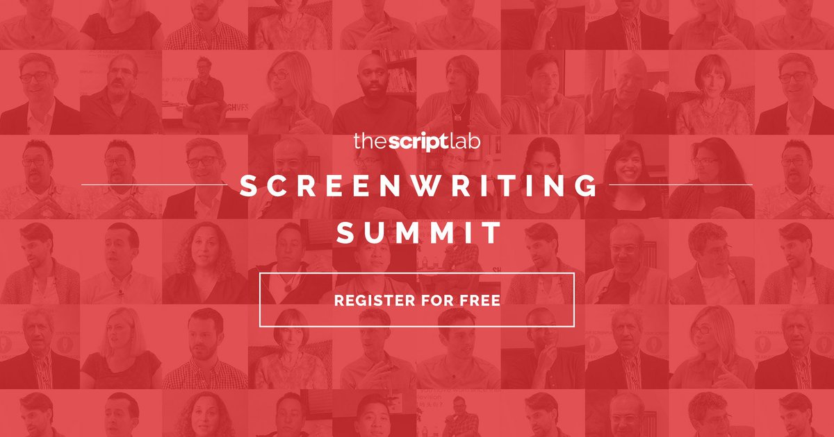 TheScriptLab's tweet image. We're excited to announce our first Screenwriting Summit, available online for all, anywhere in the world (FREE): summit.thescriptlab.com