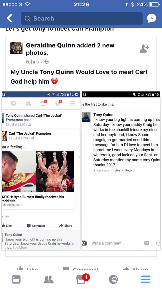stephenhallmufc's tweet photo. @RealCFrampton any chance of taking a trip into white rock leisure centre to meet this dude. Huge fan by the looks of things #beagent https://t.co/6dWBkiN0nO