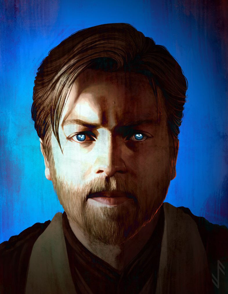 Yrogerg84's tweet image. Master Kenobi 🙏 by Aquila Audax
#StarWars #fanart