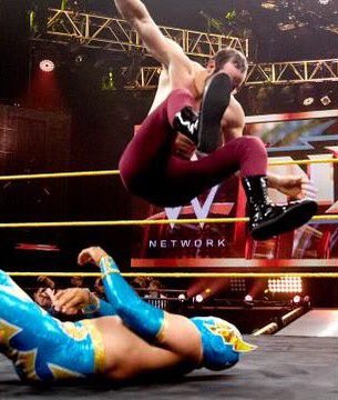 WWENXTWORLD's tweet photo. TODAY IN HISTORY!
NXT- July/24/2014
Kalisto &amp; Sin Cara defeated The Vaudevillains (Aiden English &amp; Simon Gotch). https://t.co/uFYTbyfIEi