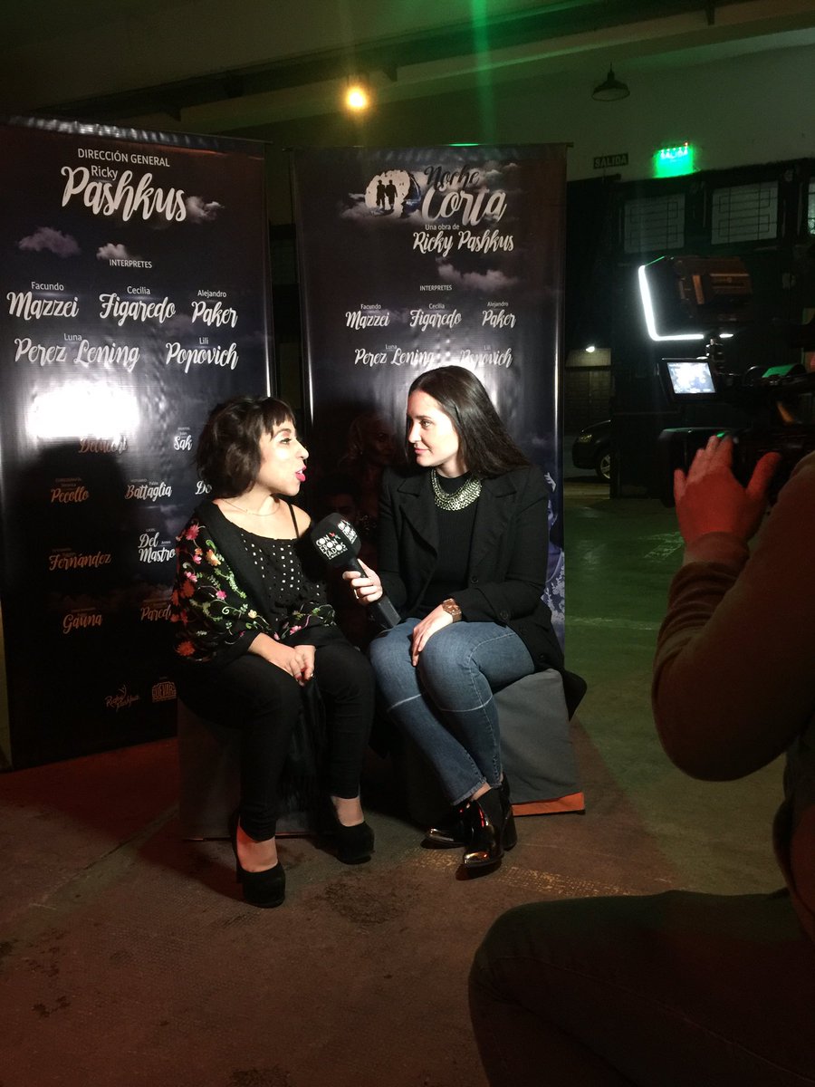 #Teatro - Rueda de prensa de <a href="/noeliapompa/">noelia pompa</a> . Tras su llegada al país fue la #InvitadaEspecial de <a href="/NocheCorta/">Noche Corta</a>