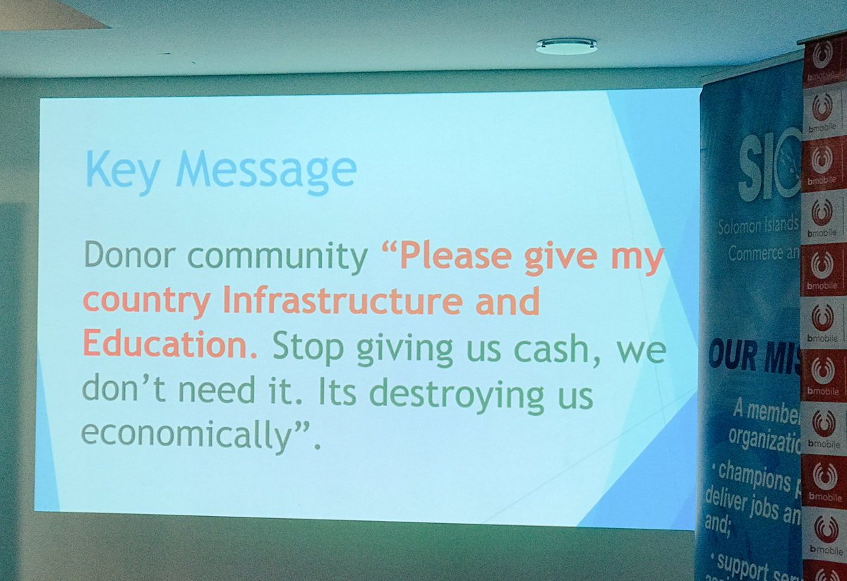 AustraliaPIBC's tweet photo. 'As a Solomon Islander, this is my key message, this is what my country needs.' Justin Fuo'o. #SolomonIslands #regionalsupport #9ASIBF https://t.co/4EdvokfBSq