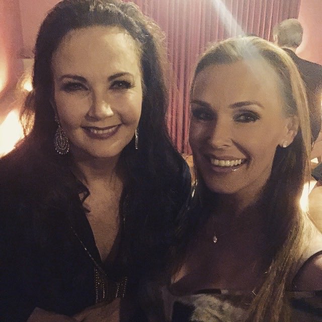 Happy birthday Lynda Carter was so lovely to meet you    