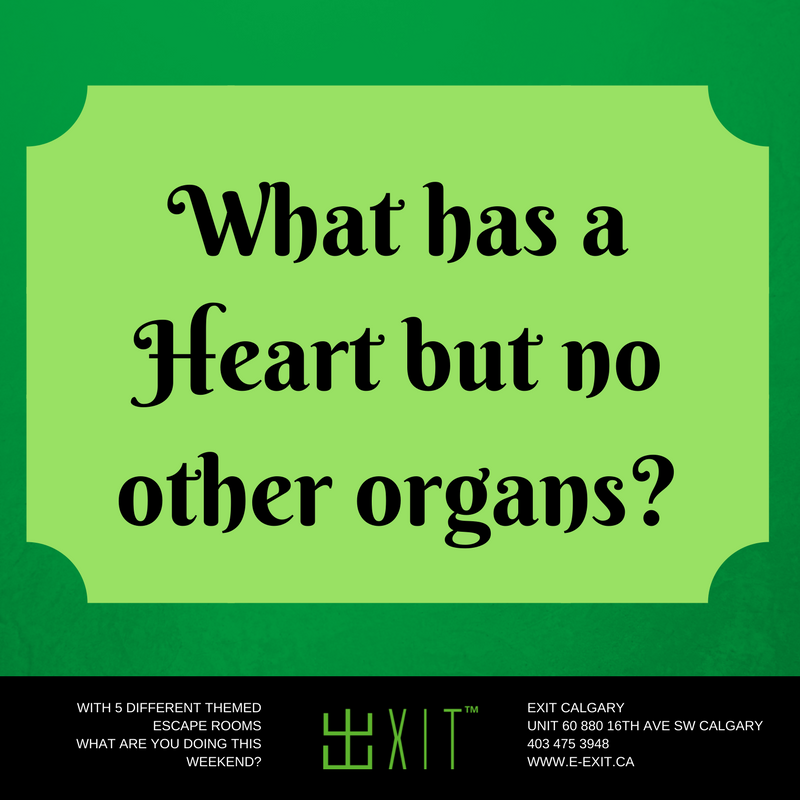 Exit Calgary در توییتر Exit Calgary Riddles Can You Solve Them