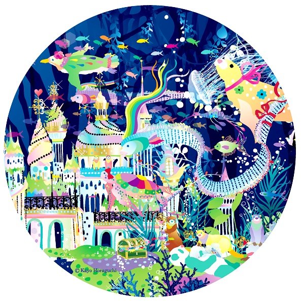 イラスト素材 イラスト ホラグチカヨ Pop art カオヨリナカミ イラスト ホラグチカヨ Kayo Horaguchi イラストギャラリー