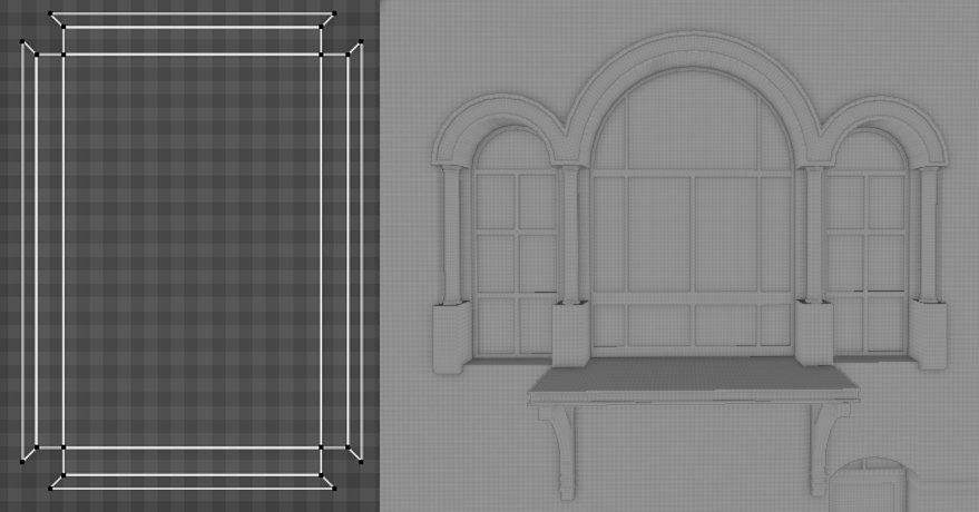 HeilstattenGame's tweet photo. I discovered too late,that to get good light with #UE4,Lightmap UV has to be snapped to pixel... now I'll have to redo ALL the Lightmaps 😩😭 https://t.co/p2PmJZhJdo