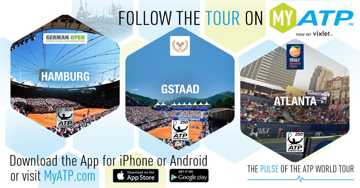 atptour's tweet photo. This week ➡️ @Am_Rothenbaum, @SwissOpenGstaad &amp; @BBTatlantaopen! Follow the action on #MyATP: https://t.co/LZY02fNVD5 https://t.co/nhsQIGf2jS