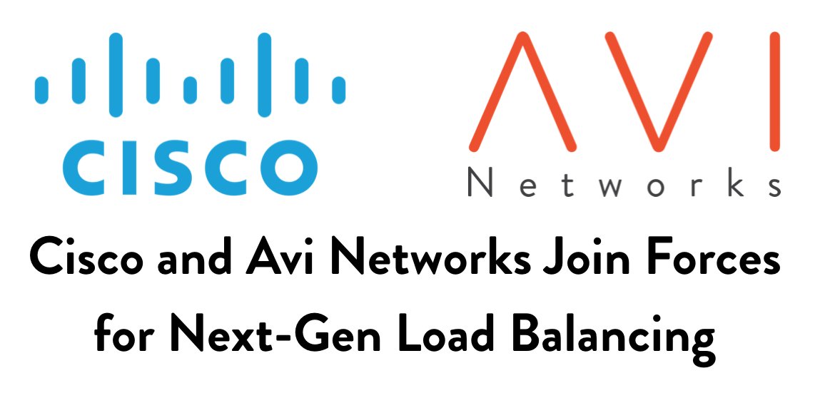 AviNetworks's tweet photo. Now customers can acquire Avi Vantage-a smart, software-defined #LoadBalancer-directly from @Cisco https://t.co/Uuk6lsovLc https://t.co/dDeoZlULVv
