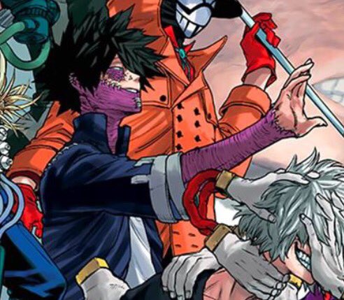 THIS IS DABI DRAWN AND COLOURED BY HORIKOSHI HIMSELF. HIS. EYE. COLOUR. IS GREY. LIKE. SHOUTO'S RIGHT. AND BOTH FUYUMI'S!!!!!