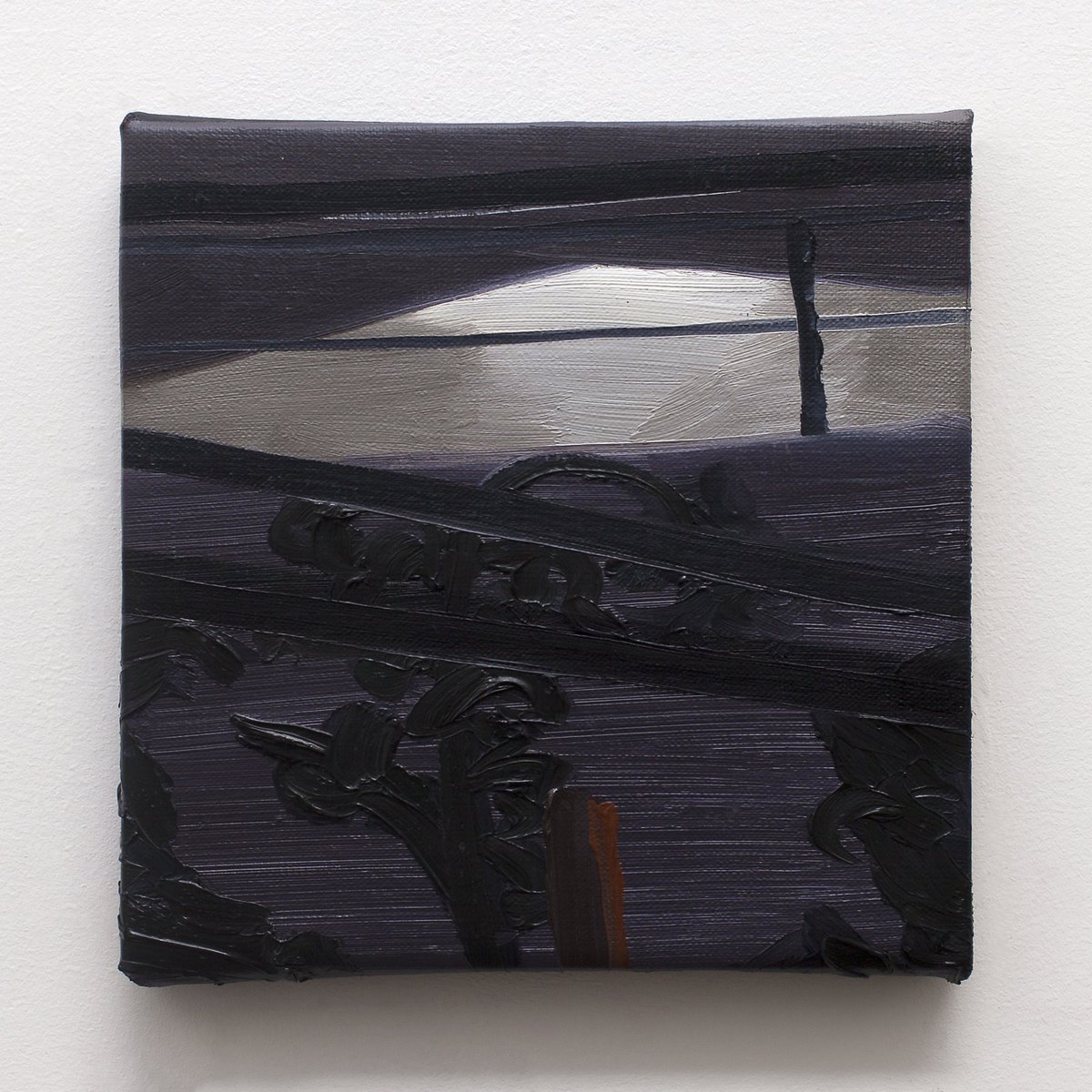 CaetlynnBooth's tweet photo. Re-cut Garage IX, 2010-17, oil on linen, 10" x 10" https://t.co/edjxxhS43g