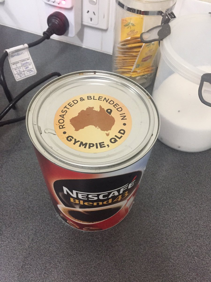 DannyLolicato's tweet photo. @MrSamPang Blend 43 is roasted and blended in Gympie #othergreatthingsaboutgympie https://t.co/51Hv3xWmPz