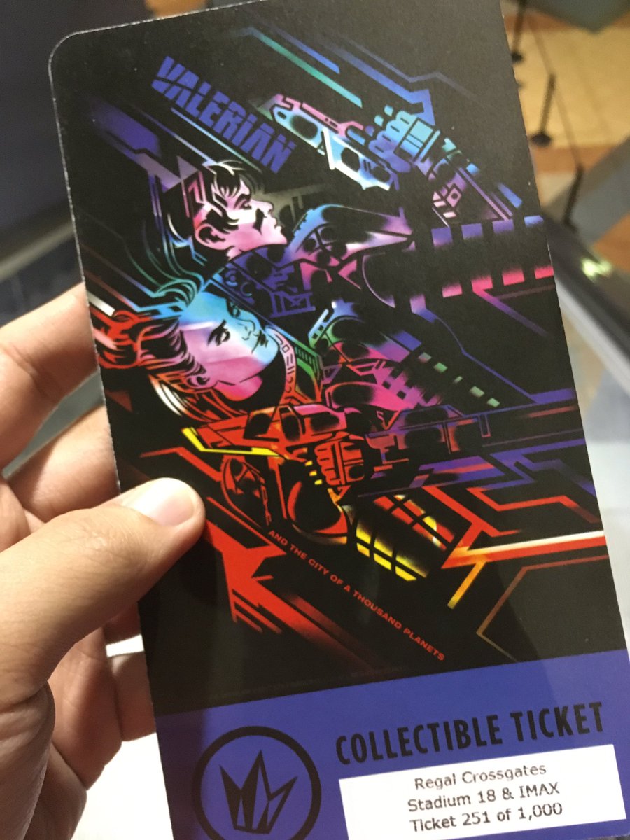 Qianli_PhD's tweet photo. @RegalMovies #ValerianAtRegal Really good movie https://t.co/NyThOHdC2I