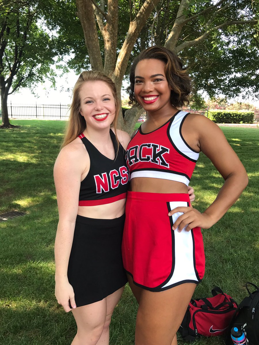 MHSEliteCheer's tweet photo. Congratulations to these two beauties for making @NCSUCheer We are so proud of you!!! @CamrynThoman @Maayalee @MHSVarCheer @MillbrookSports https://t.co/hcQGMJfrpW