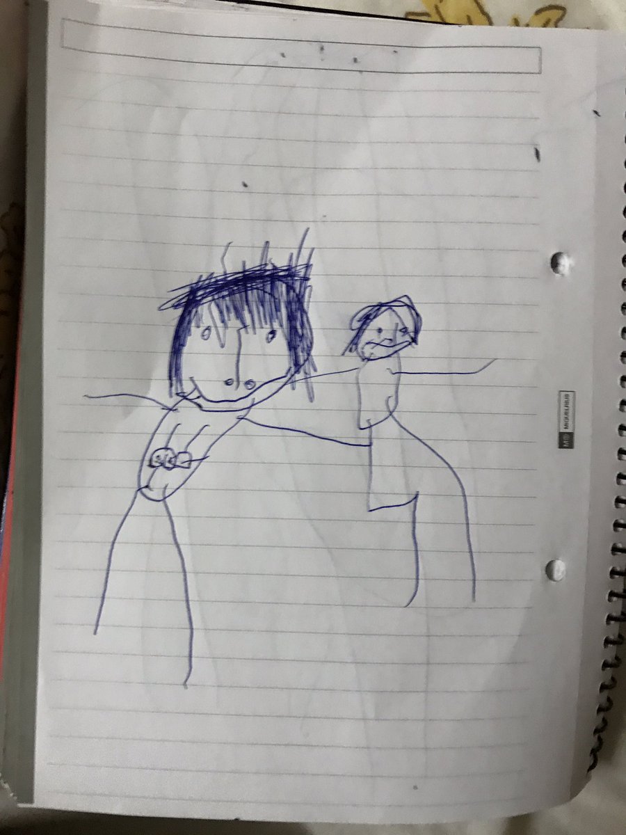 N7rfy's tweet photo. رسمت بنتي الله يحفظها ،، اهم شي النونو اللي ببطن امه 😂 https://t.co/1j0rRZcmo3