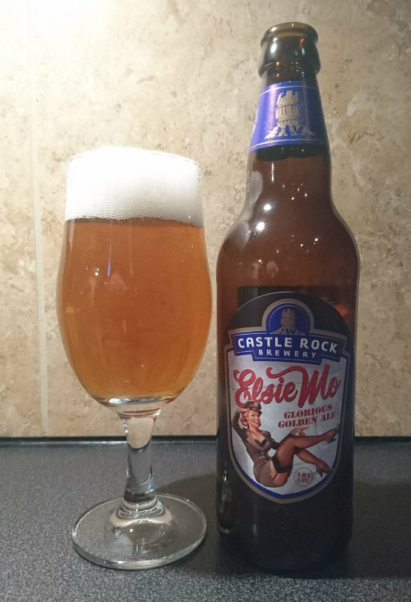 BeerTimeNow's tweet image. It's #beeroclock and I'm enjoying the delicious Elsie Mo by Castle Rock Brewery @CRBrewery