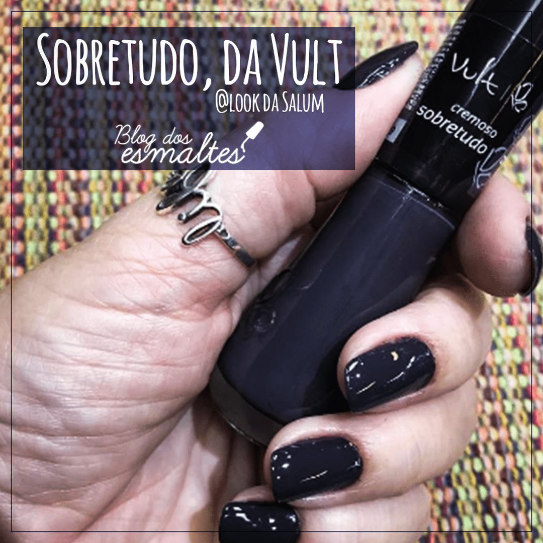 A @lookdasalum vai de sobretudo nesse frio! #esmaltes #dicas #vult