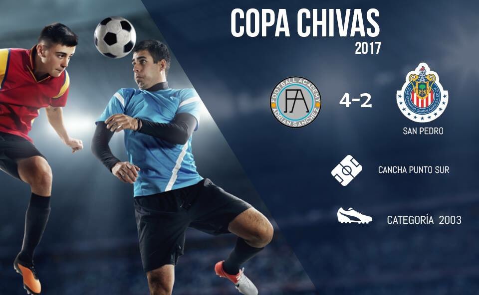 FootbalAcademy's tweet photo. Contundente triunfo de las categoría 2003 y 2004 en el arranque de la #CopaChivas2017 https://t.co/JdhC63mtTN