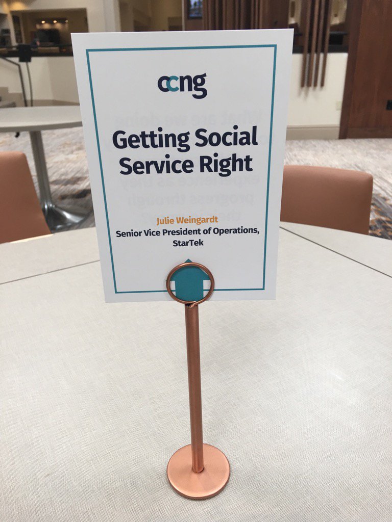 tampatbird's tweet photo. Enjoying the sharing at CCNG's Executive Summit #ExecSummit2017 #startek #brandwarriors #ccng https://t.co/H0uf4LyW6W