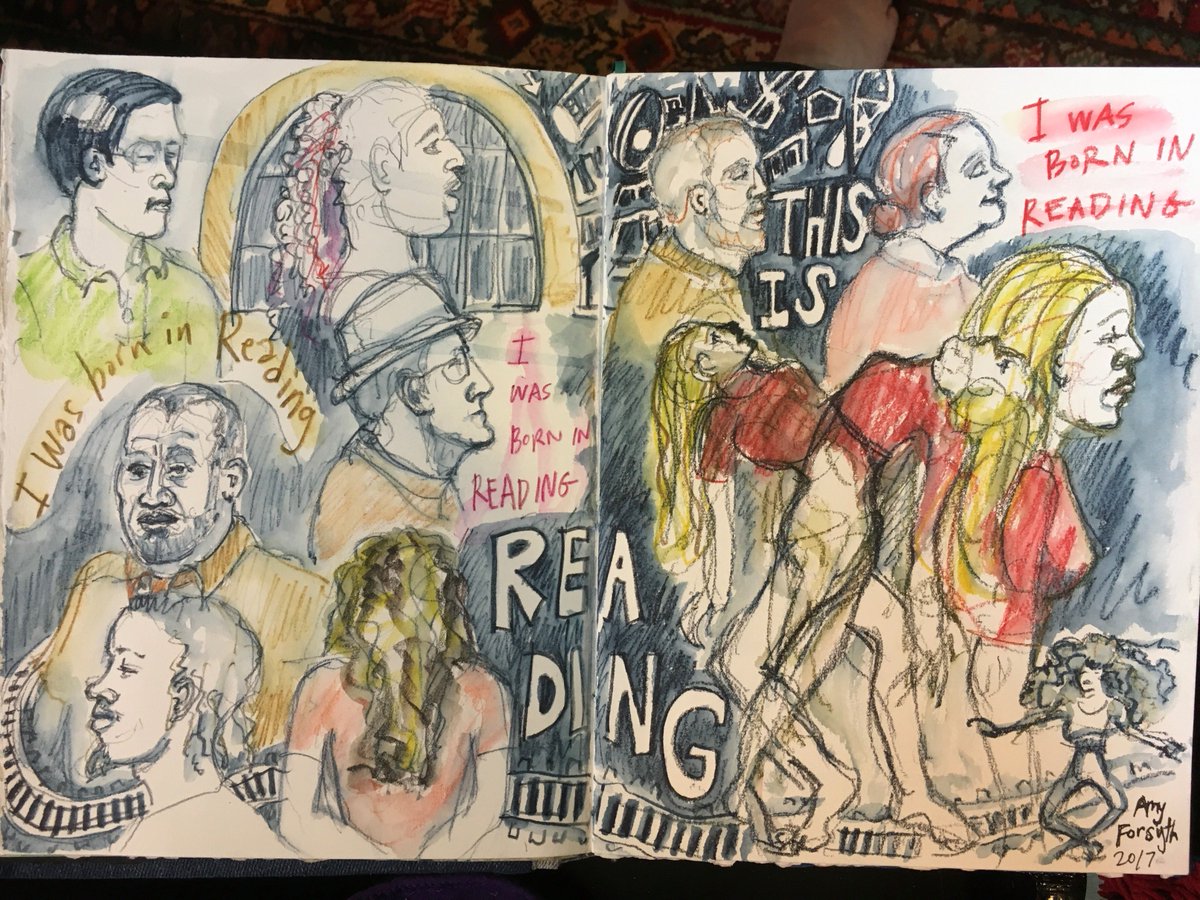 ThisIsReadingPA's tweet image. Awesome drawing by TIR audience member, Amy Forsyth. From creativity comes more creativity, from engagement...anything is possible!