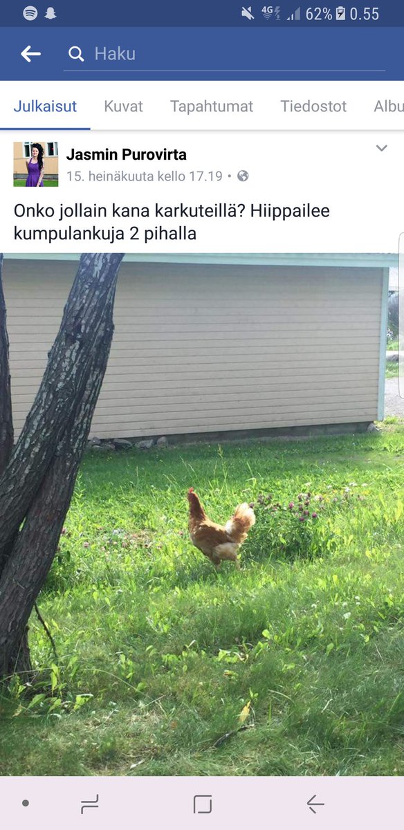 jansterii's tweet photo. Kun yritän kovasti vaikutella kaikille että en asu maalla ja tämmöstä viestiä tulee koskenkylästä #lande #forsby #kana https://t.co/jJkf8fSaA0