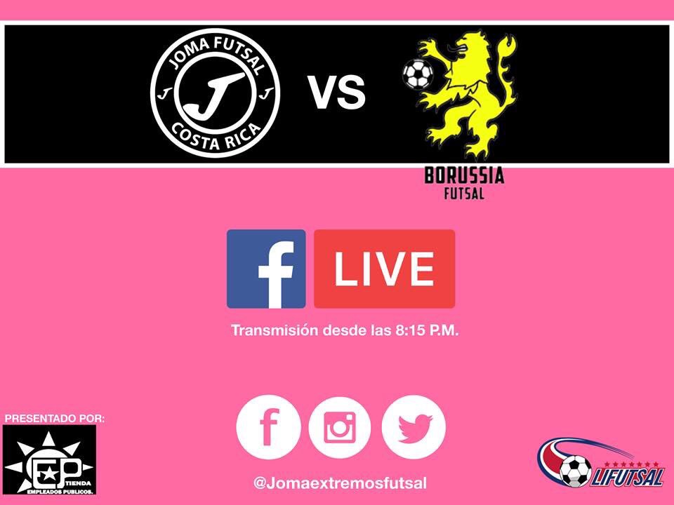 JomaExtremos's tweet photo. No te pierdas mañana la transmisión en vivo desde el Gimnasio de la Escuela Central de San Sebastián #JomaExtremos #BorussiaFutsal  ⏰8:15PM https://t.co/e1Quve7vc6