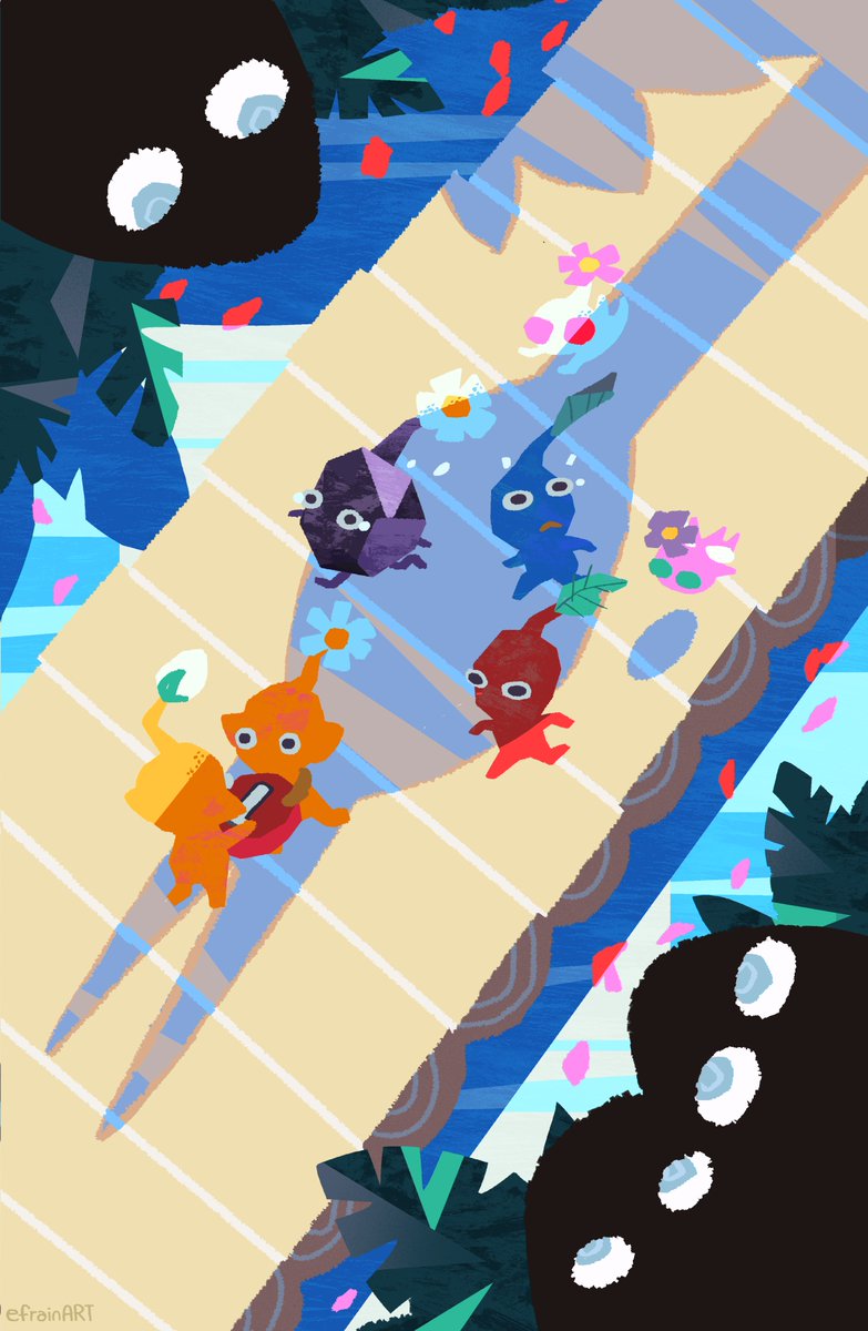 efrainART's tweet image. #pikmin about to get rekt