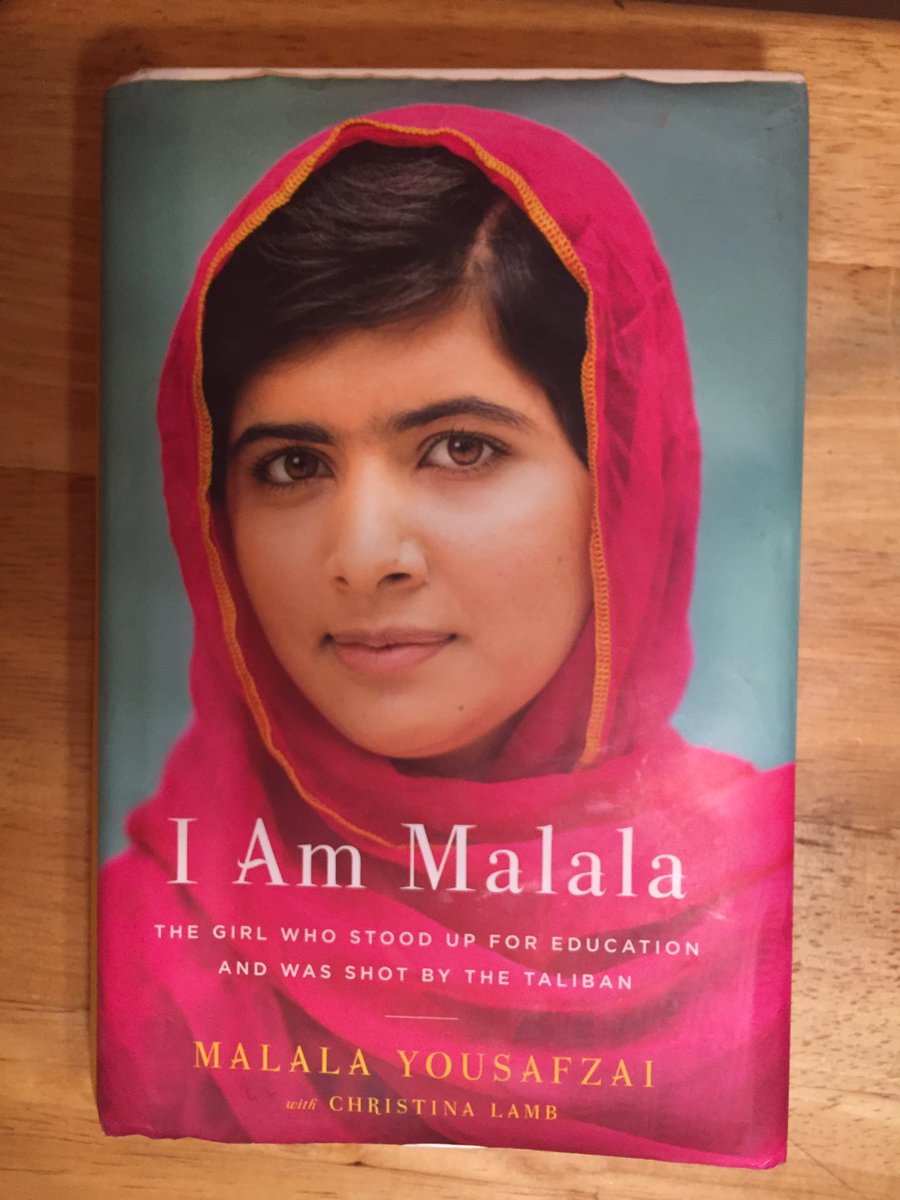I think this is a great book because it teaches us the value of education, and how education helps people build a better world. #AHSReading