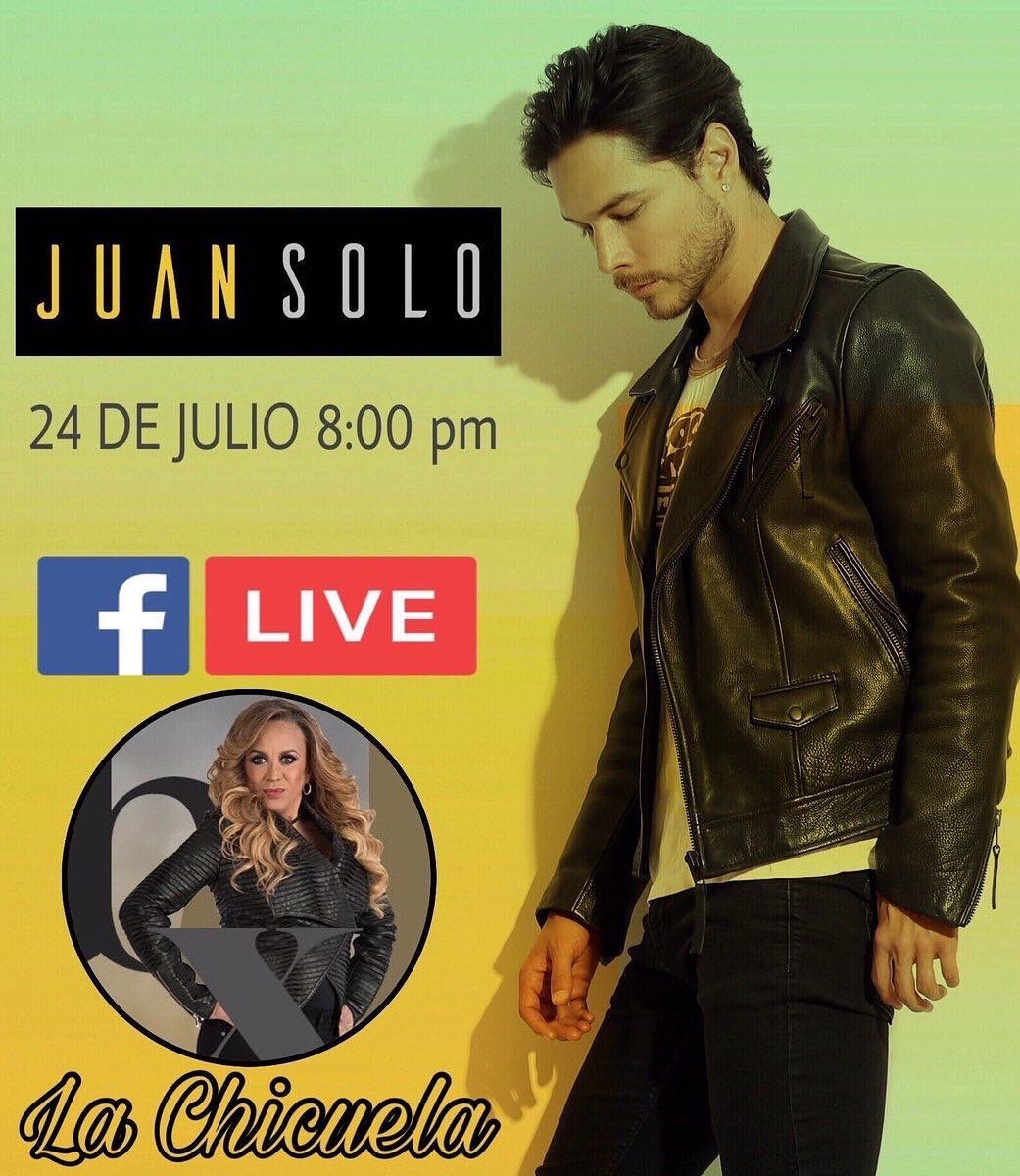 JuanSoloGT's tweet photo. FB Live de @soyjuansolo con la Queridísima @chicuela 7:00Pm GUA🇬🇹 #ComandoSoloGT 💘😎🎉 https://t.co/FNszkiVTLg