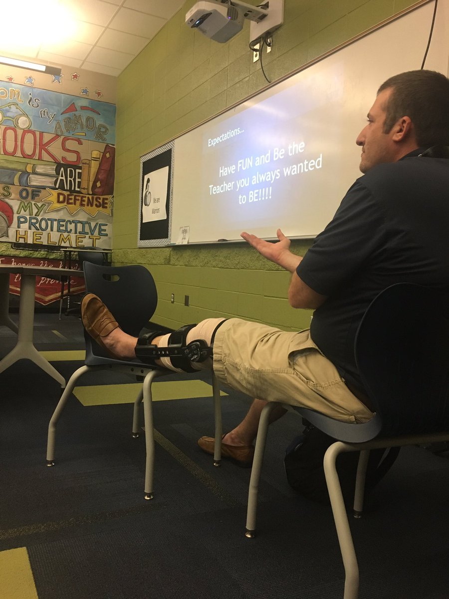 "Have fun and be the teacher you always wanted to be!" Expectations from @daniel_evansAU to the teachers at <a href="/MMISWarriors/">MMIS Warriors</a>!