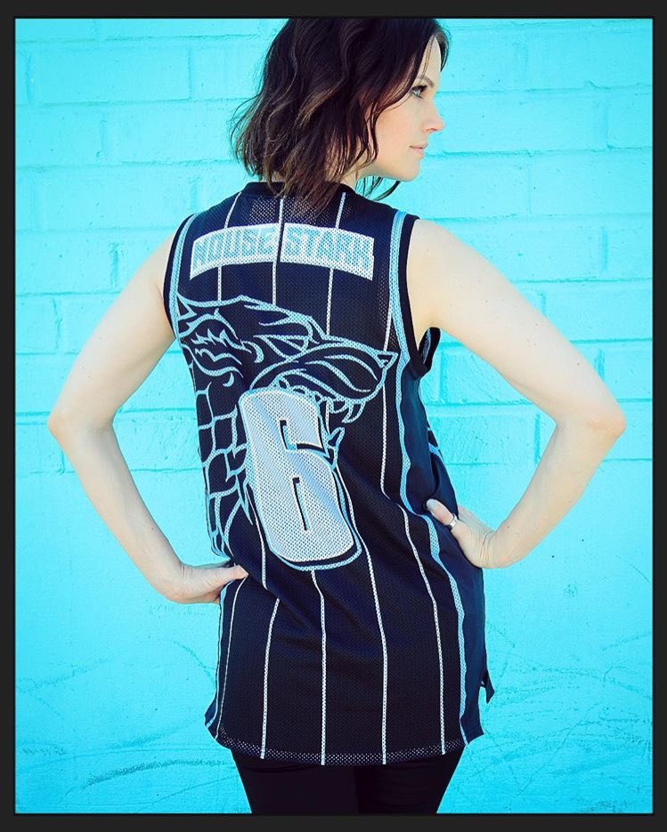 micheleboyd's tweet photo. Showing up for #TeamStark today on #WatchingThrones w/ @BlackMilkTweets! ❄️🐺❄️Now to sleep for 12 hours 😂😴👍🏻 #PostSDCC #gameofthrones https://t.co/ihc2cgIoJN