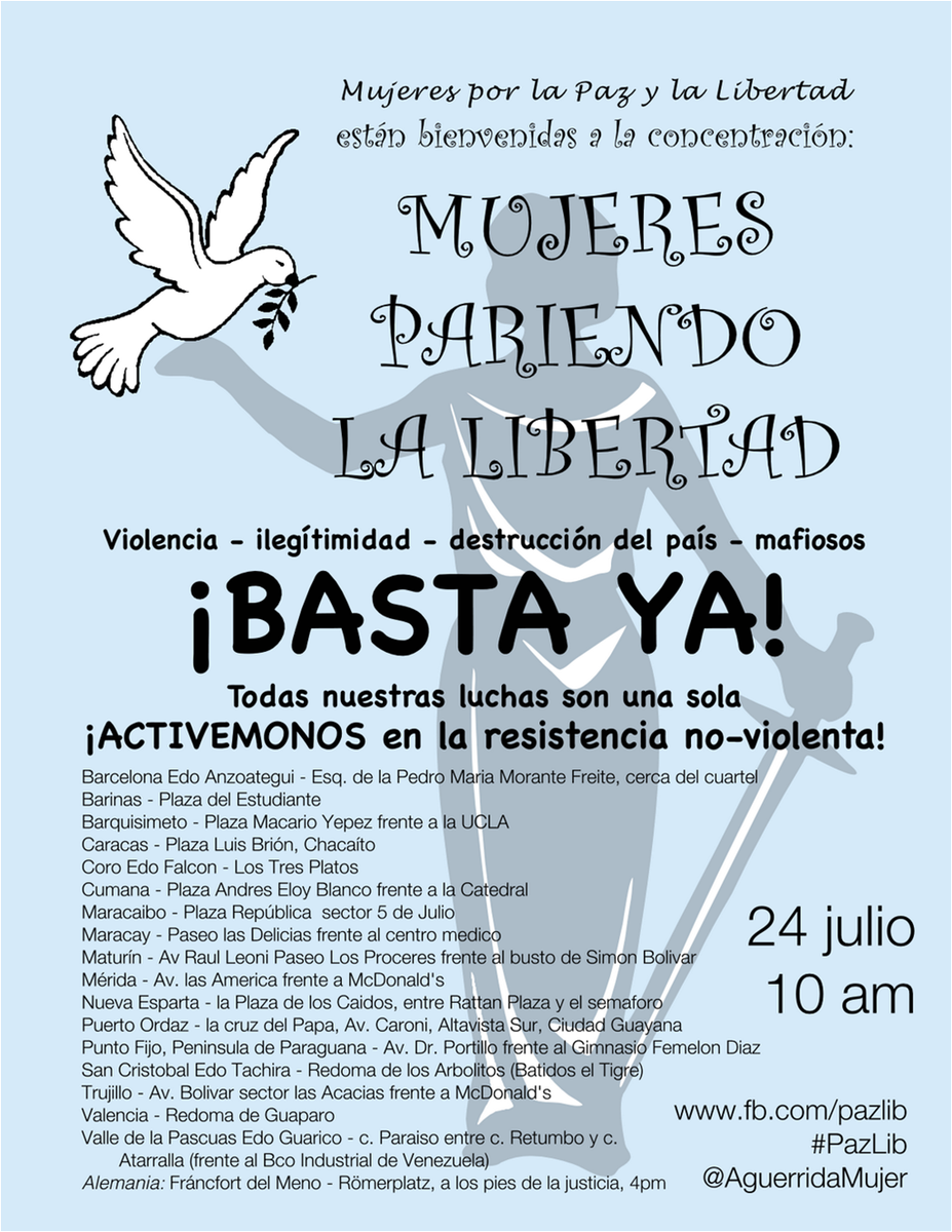GUARASxLIBERTAD's tweet photo. Hace cuatro años y cada una continúa el parto desde diferentes espacios y trincheras.Que La Pastora nos guíe hasta la Libertad de Venezuela. https://t.co/4D8LyRDIpp