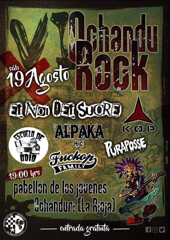 Vl OCHANDUROCK 19 de agosto en ochanduri, La Rioja