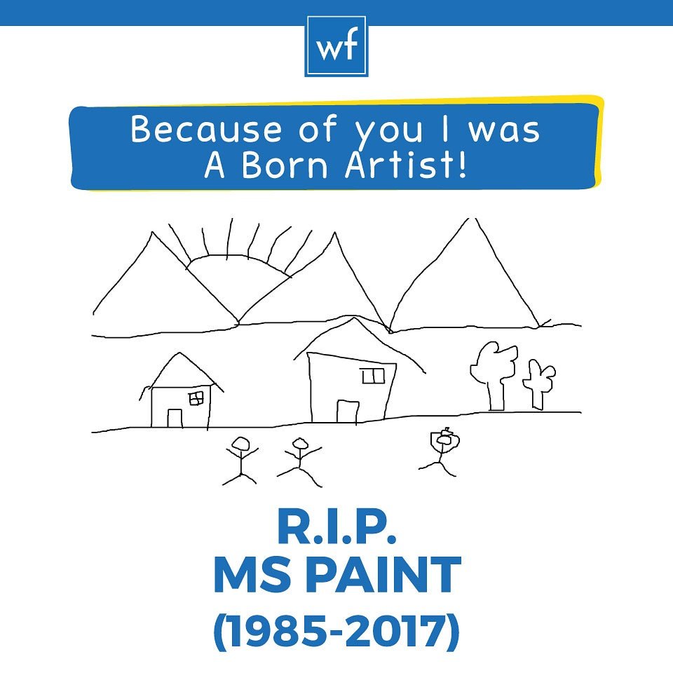 Nukkad_Official's tweet photo. Microsoft Paint to be killed off after 32 years 🙁
#Microsoft #Paint #MSPaint #farewell #goodbye #GoodbyePaint https://t.co/NxG53MjFjF