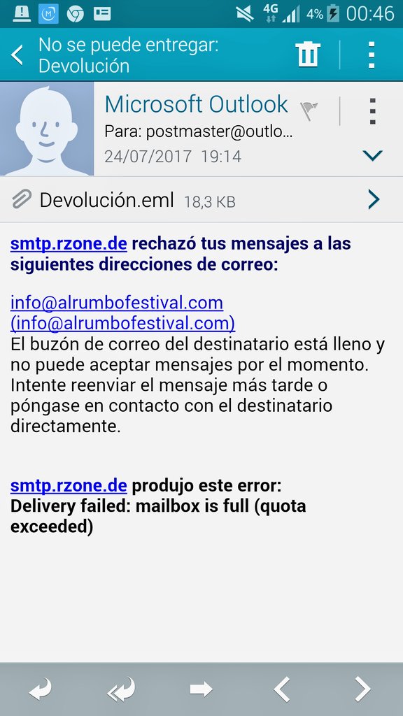 MartaEscVizc's tweet photo. @AlrumboFestival 
Protocolo de actuación de devolución de entradas. 
Queremos información. https://t.co/a1fUtCWlqw