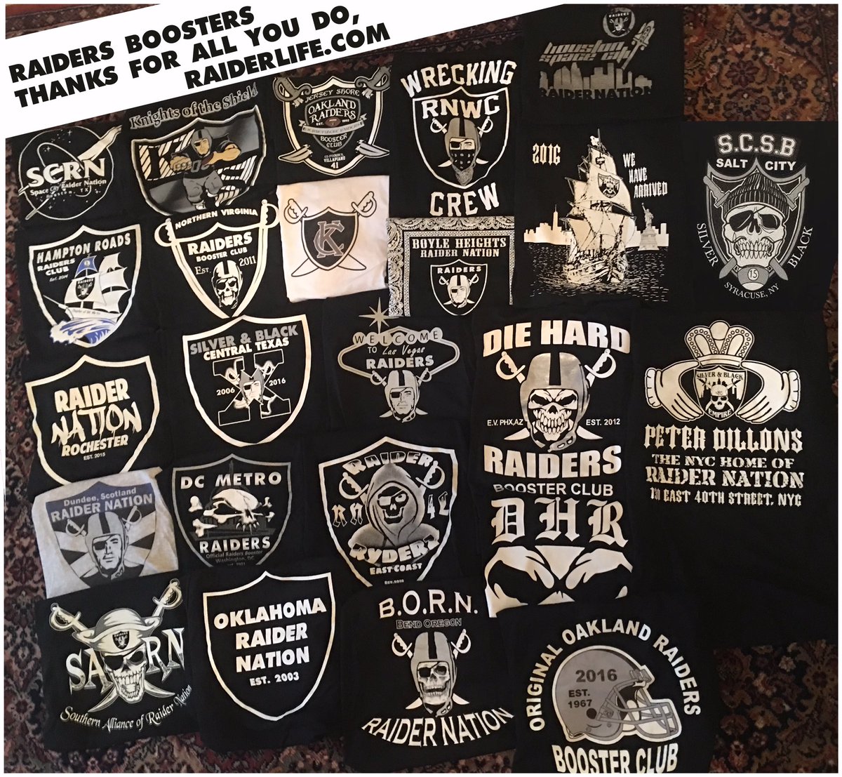 RaiderLifePOD's tweet photo. What a great year with greater people!! Thank you #RaiderNation for all of the support of https://t.co/Q0V5xikDKZ!! 🎉🏴 Tomorrow VANN Mac.. 🎉 https://t.co/0cUYo7aGQw
