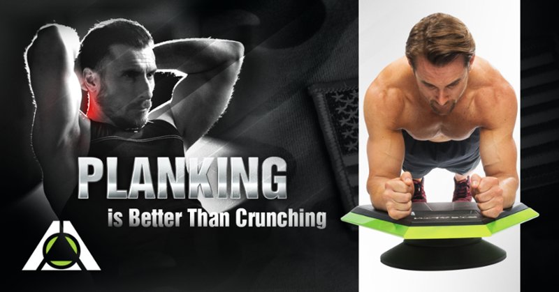 Both Harvard Medical School and the U.S. Army agree that holding the plank is better than doing crunches. 

stealthbodyfitness.com