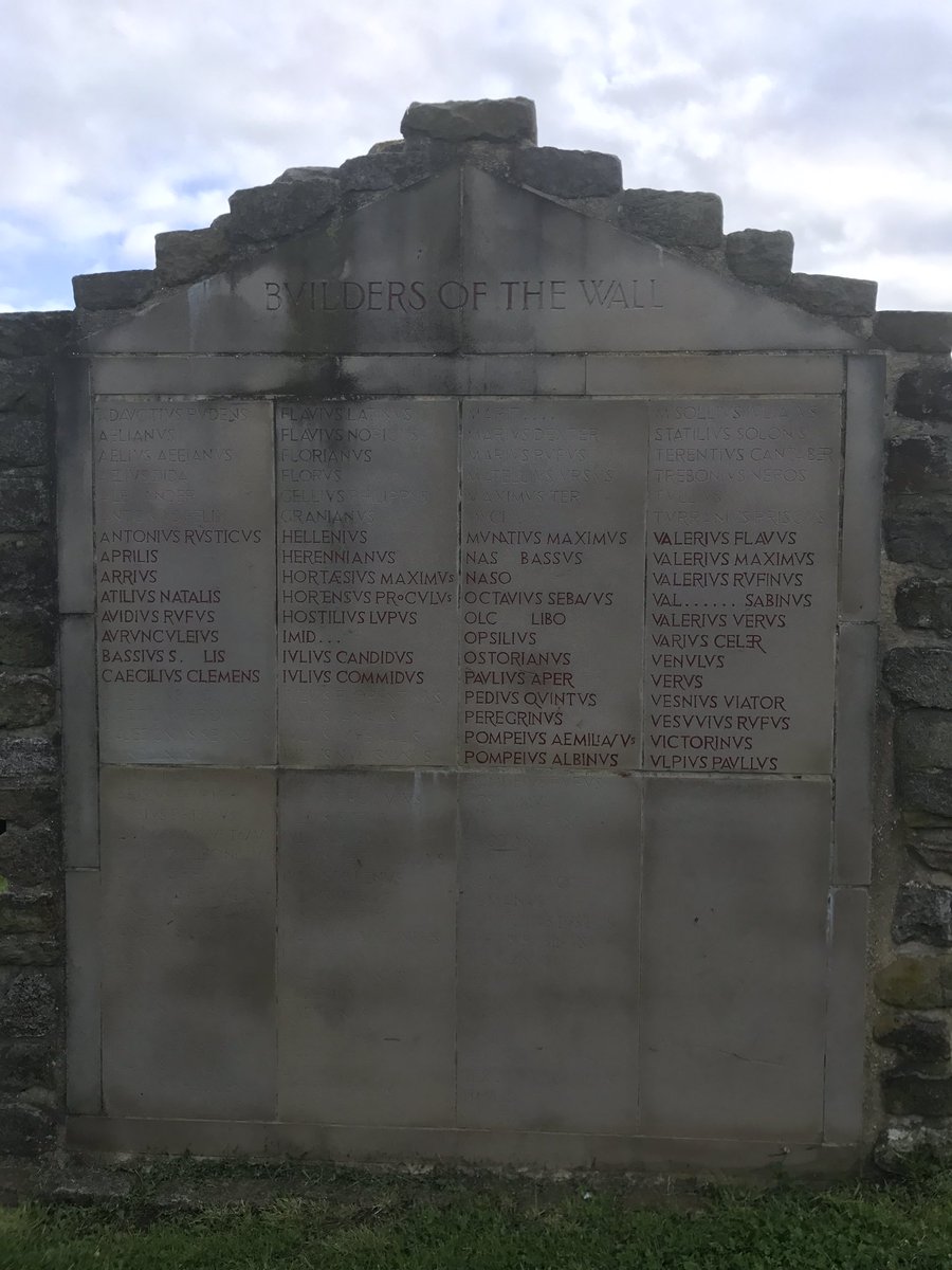 TheGallicEmpire's tweet photo. So need to research the names of #Victorinus and #Postumus cited on men who built the wall in @SegedunumFort a key insight? https://t.co/tBKe28hhRx