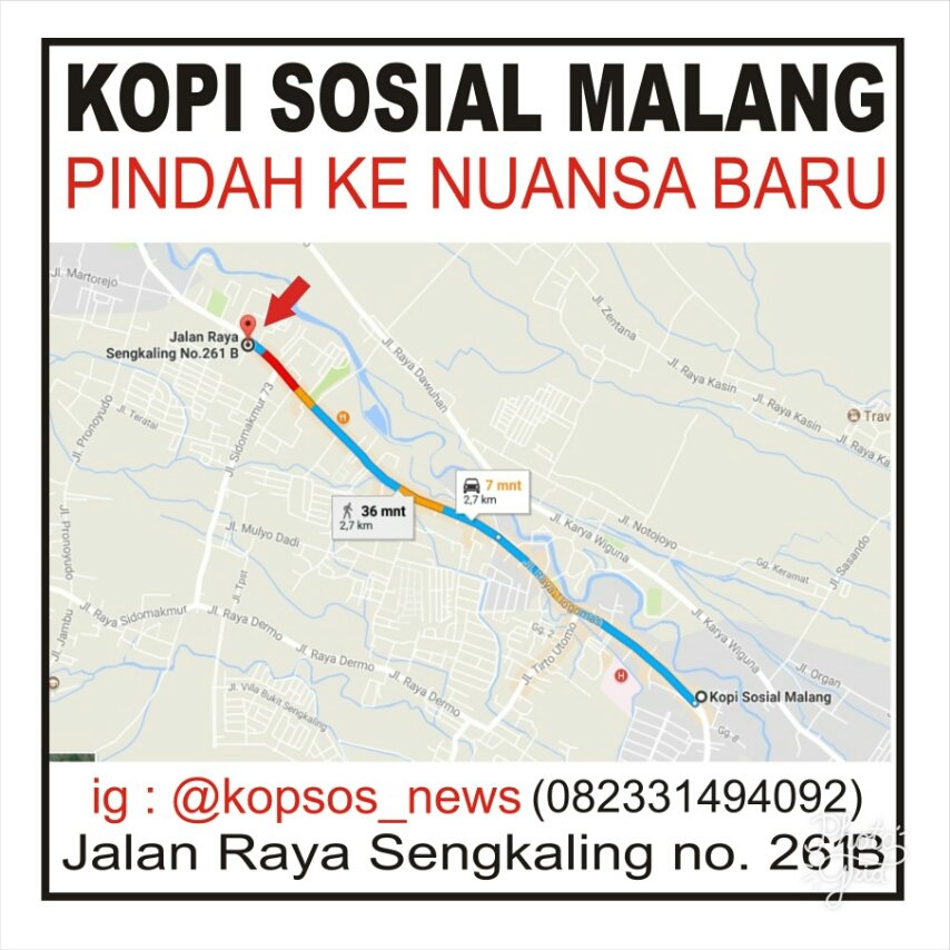 Kopi Sosiak bakalan dapet suasana baru nih nawak!! Ayo ke kopsos mulai tanggal 1!!!