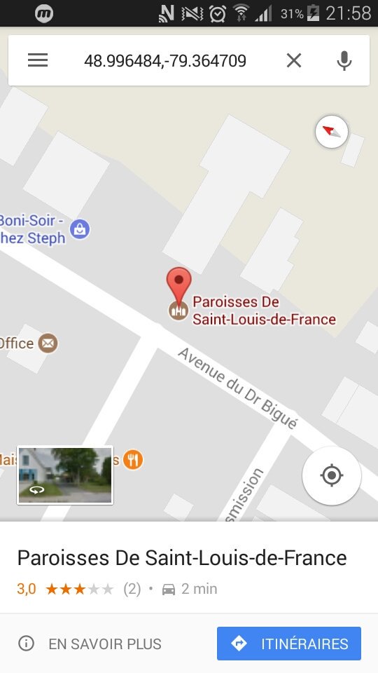 tautop2's tweet photo. @NianticHelp Please Niantic adds a gym at Saint-Louis-de-France parish.  It is a Church. GPS 48.996484,-79.364709
Thanks you so much. 😊 https://t.co/pUXEWvwYm3