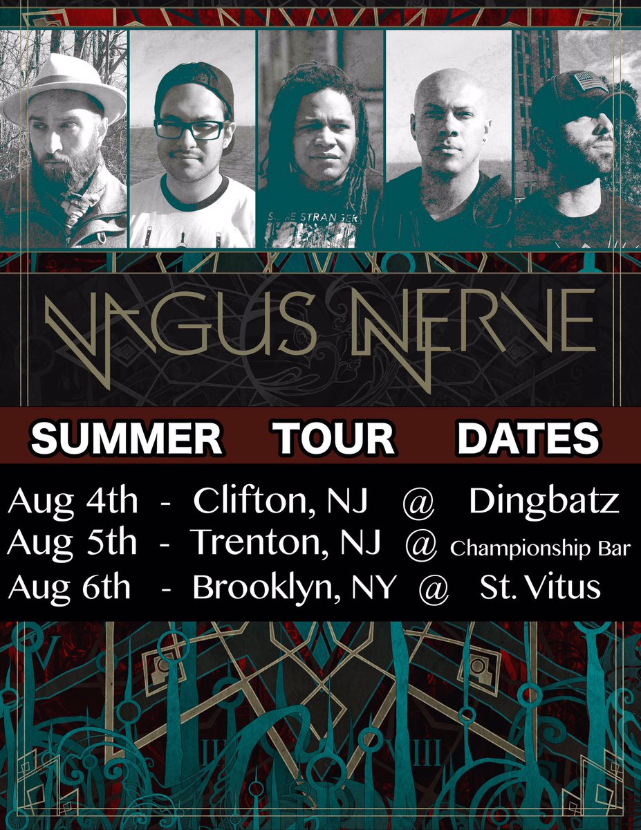 Hope to see our NJ, NY, &amp; PA friends on these shows in a couple weeks 🤘Spread the word!