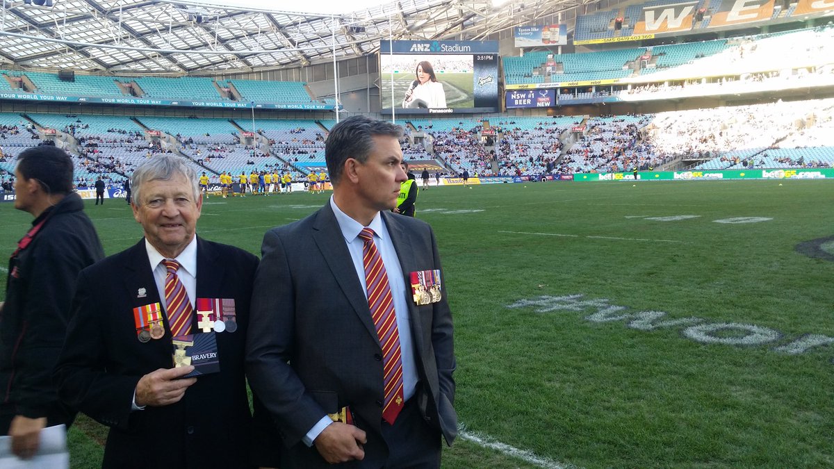 CrossofValour's tweet photo. Massive thanks to @ANZStadium for your assistance in facilitating the @TKYFdn / @NRL #StayKind Cup btw @WestsTigers and @TheParraEels https://t.co/U1OayUdYrl