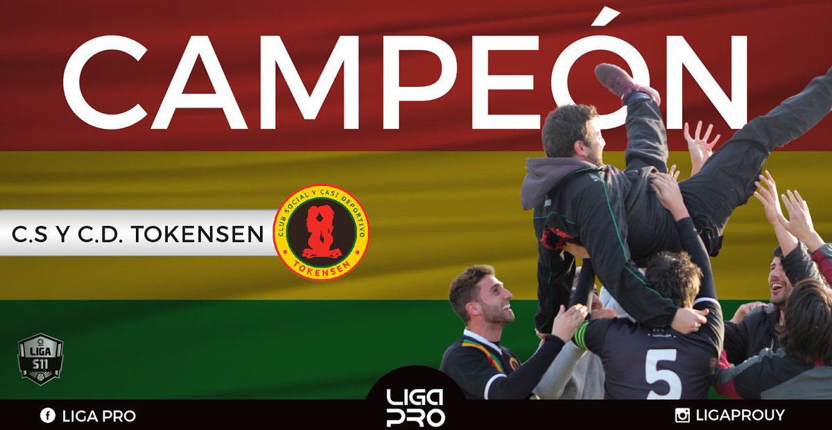 LigaPROuy's tweet photo. Dale Campeón! Felicitaciones a los muchachos del @tokensen por su 1er título oficial! 🏆 https://t.co/JBk7gUJ7RR