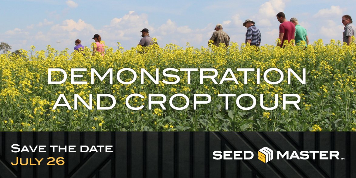 SeedMasterMfg's tweet photo. Great speakers planned for the #CropTour on Wednesday - @Dewy_DEKALB @FE_ChrisMorson @DerekBruceBCS @SeeDotRun Join: https://t.co/BouZcAEr0o https://t.co/wGevBI9yFy