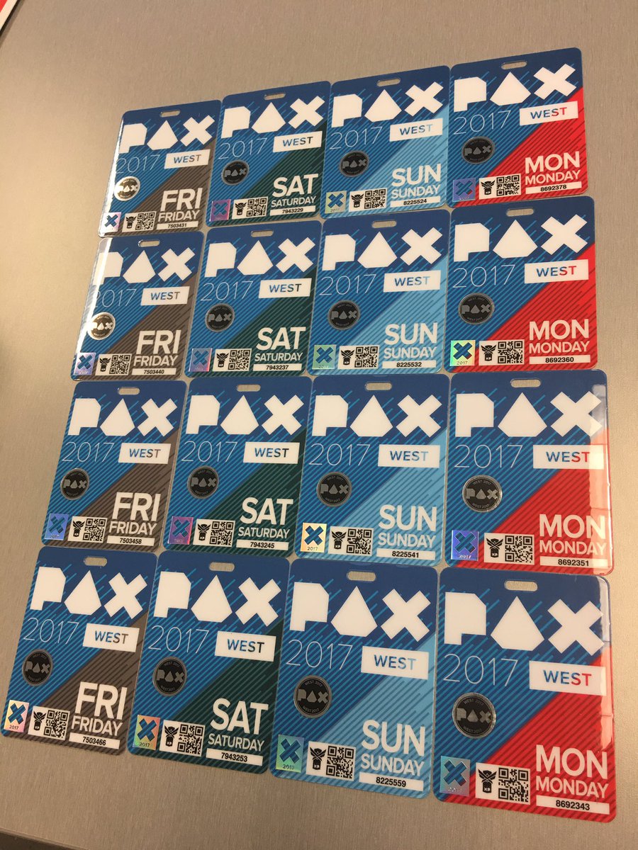 Bighungry2x's tweet photo. Look! Things! @Official_PAX #paxiscoming https://t.co/FplgeSMei3