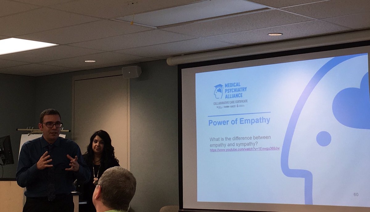 jena_roy's tweet photo. Using empathy to strengthen relationships in patients and families as health partners in integrated collaborative care #mp3c @MedPsychNews https://t.co/D18AC9MdAF