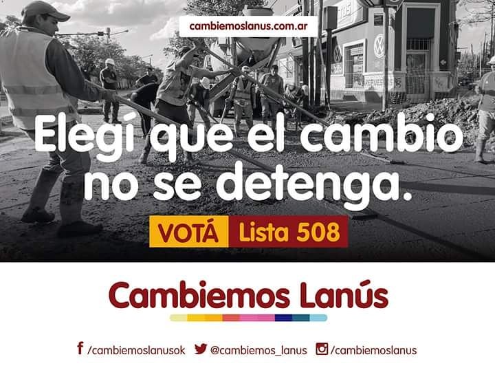 luchita_10's tweet photo. Sigamos eligiendo que el cambio continue en Lanús #CambiemosLanus #Juntos #LuchaCastro #Candidata #Joven #Lanús
@Nestorgrindetti https://t.co/IjjXy67ue9