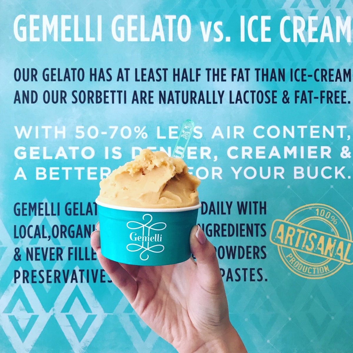 Truly artisanal, always completely from scratch! #tastethedifference #betterthanicecream #farmfreshgelato